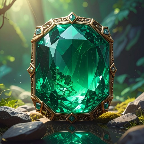 Museum-grade emerald