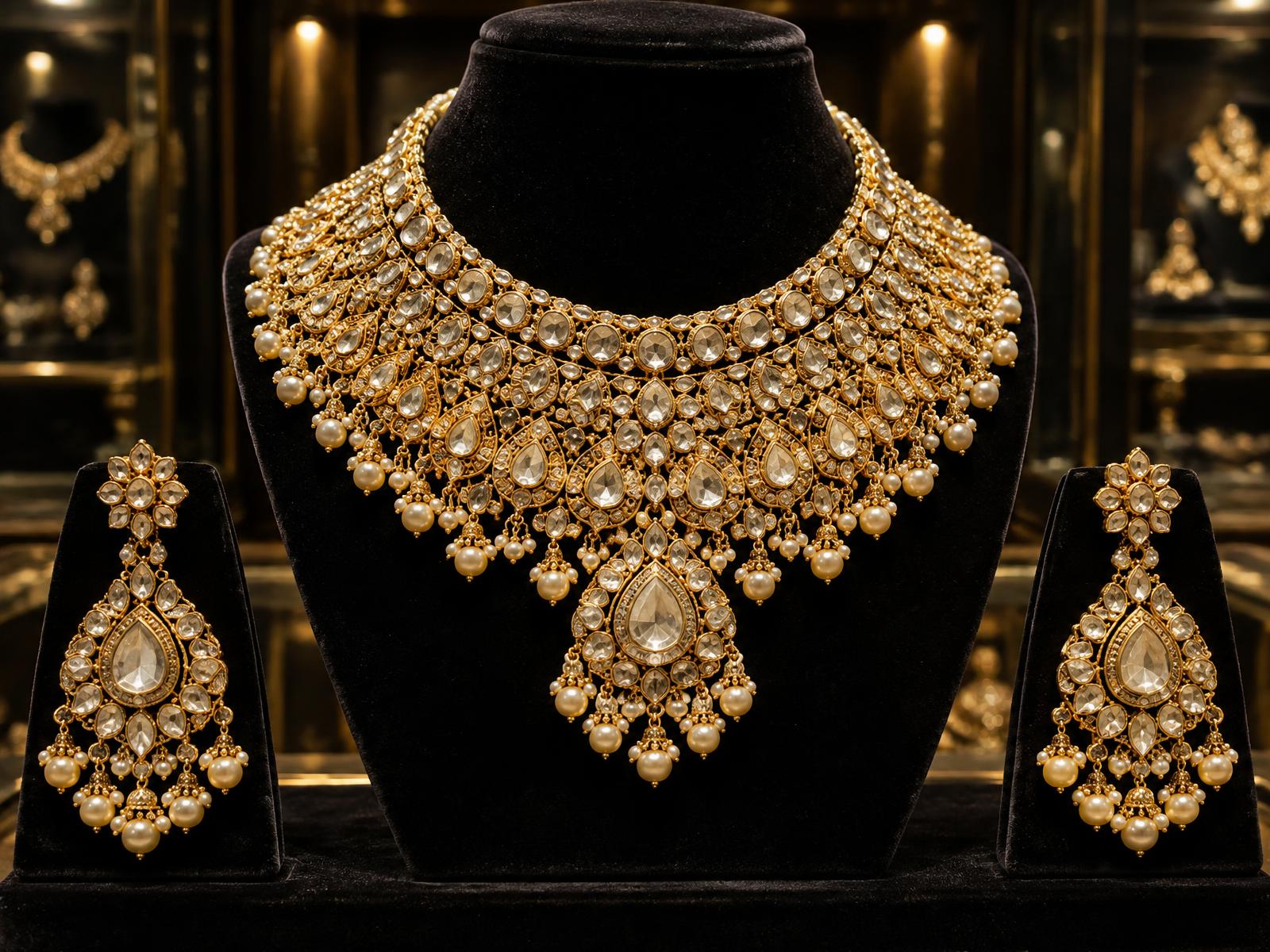 Luxury diamond necklace