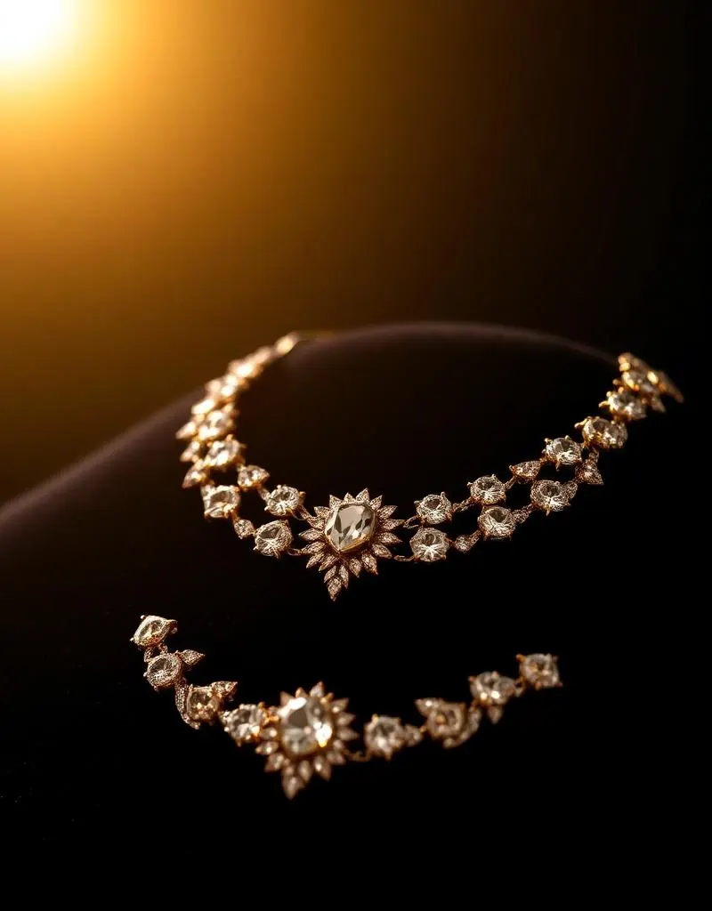 Luxury diamond necklace