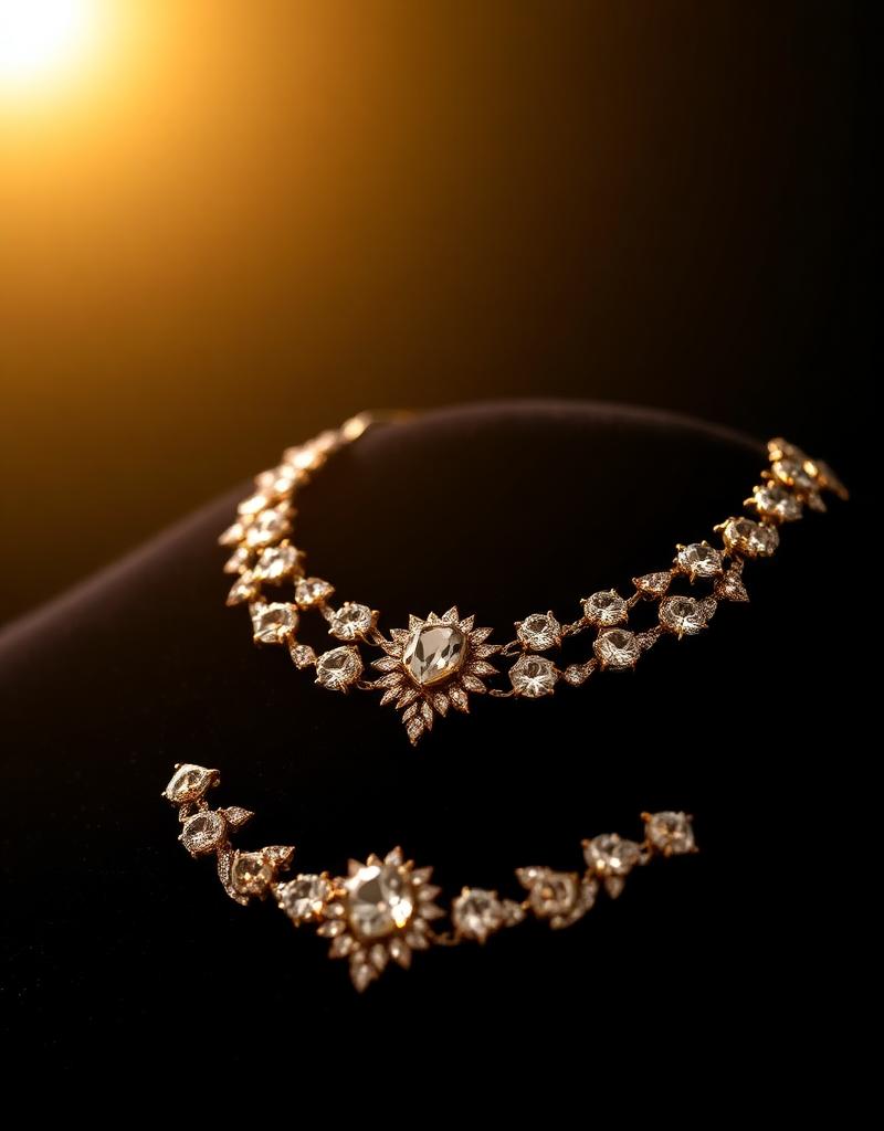 Luxury diamond necklace